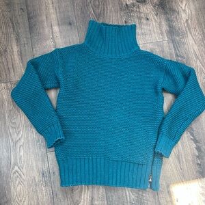 lululemon athletica Green Cowl Neck Sweater